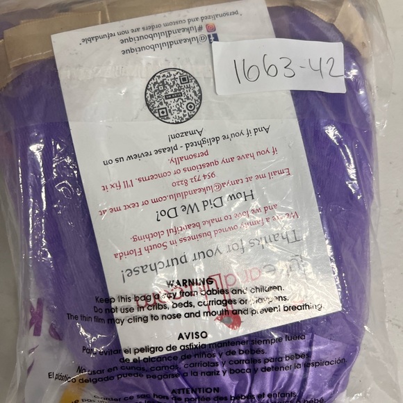 Luke and Lulu 3rd Birthday Purple Baby Shark Tutu Outfit Size 4T NWT - Picture 6 of 6